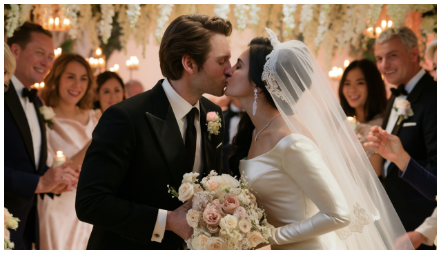 Lindo Casamento com Beijos IA