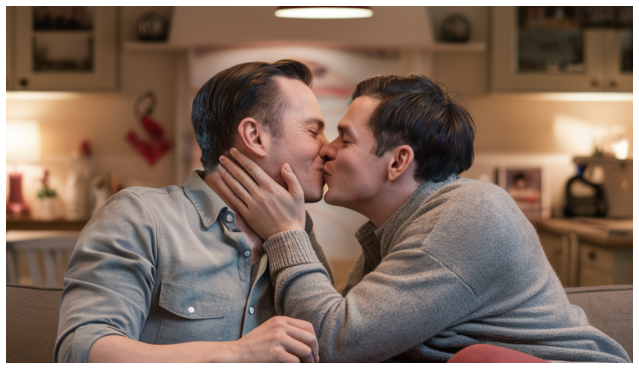 Foto Artística de Beijo IA Inclusa