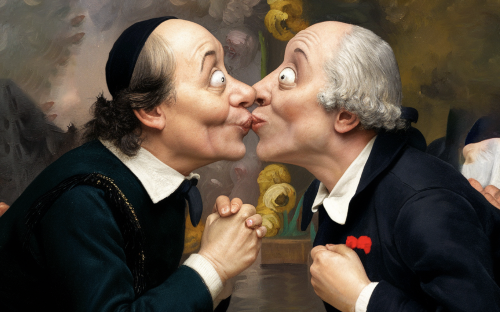 Imagens de Memes de Beijo IA